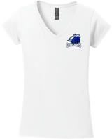 Brandywine Outlaws Softstyle Ladies Fit V-Neck T-Shirt