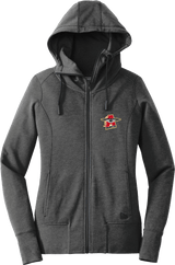 NY Aviators New Era Ladies Tri-Blend Fleece Full-Zip Hoodie