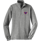 Mid-Fairfield Ladies 1/4-Zip Sweatshirt